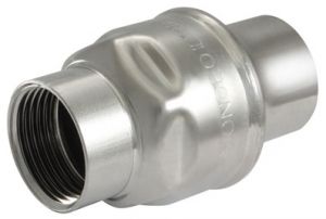 Stainless Steel Spring Check Valve medium pressure threaded BSP