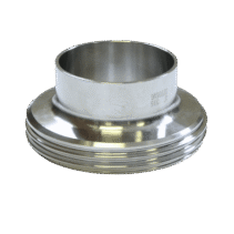 DIN Weld Male Part Din11851 Imperial & Metric 316